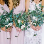Elegant Vineyard Wedding Bridesmaid Bouquet